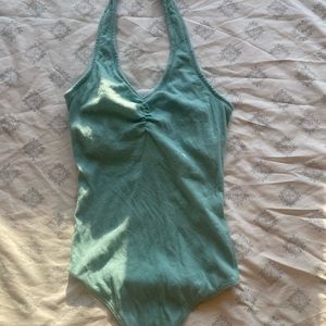 Hollsiter blue bodysuit